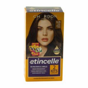 Tinte Coloración N° 6.35 Rubio Oscuro Dorado Caoba 2 ETINCELLE Unidad