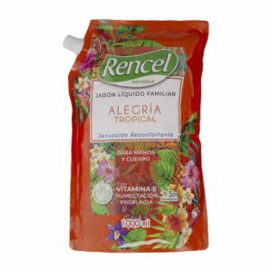 Jabón Antibacterial Alegría Tropical RENCEL 1000 Ml