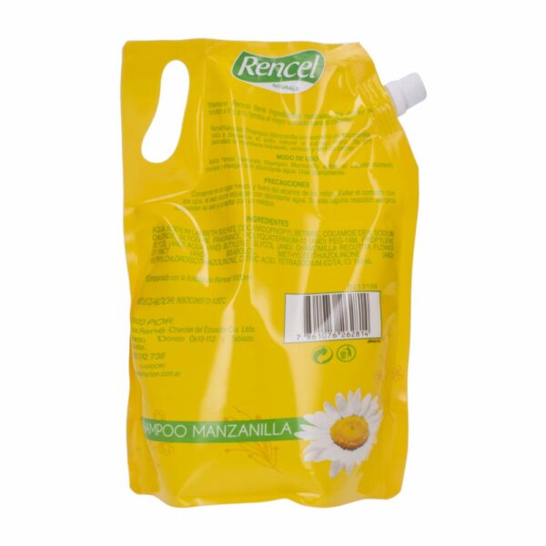 Shampoo Para Cabello De Manzanilla Suavidad Y Brillo RENCEL 1000 Ml - Imagen 2