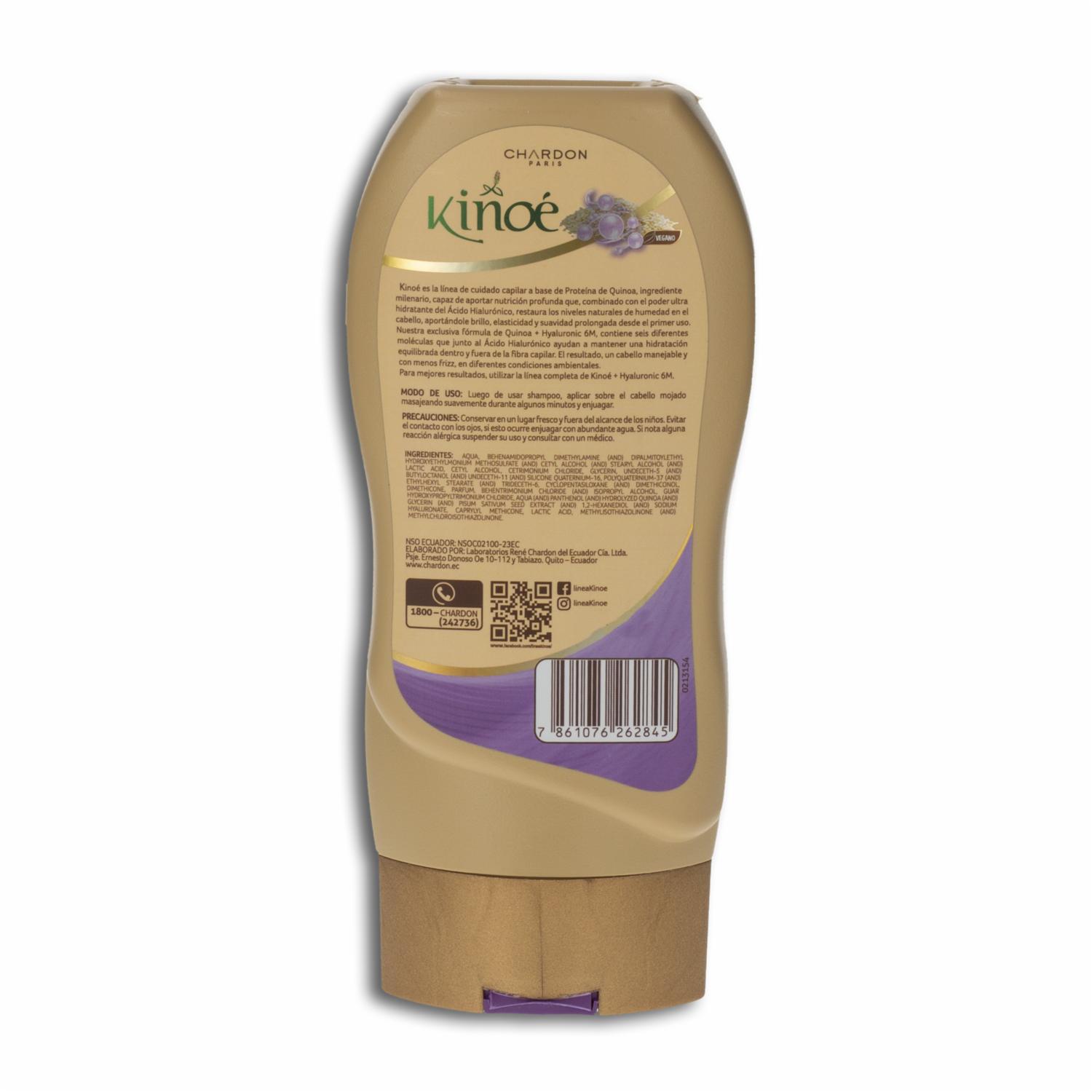 Acondicionador De Cabello Con Acido Hialuronico KINOÉ 530 Ml