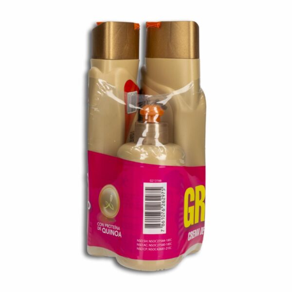 Shampoo De Cabello Con Aceite De Argán + Acondicionador KINOE 1355 Ml - Imagen 2