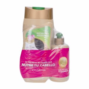 Shampoo Con Keratina  +Acondicionador+Crema De Peinar KINOE 1355 Ml
