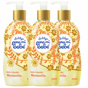 Jabón Líquido De Manzanilla Para Bebé PARA MI BEBÉ 3 X 250 Ml