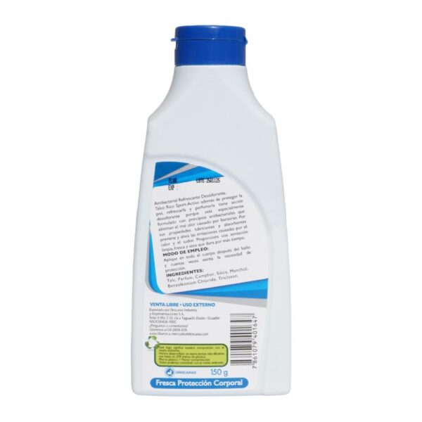 Talco Corporal Activo Sport RICO 150 G - Imagen 3