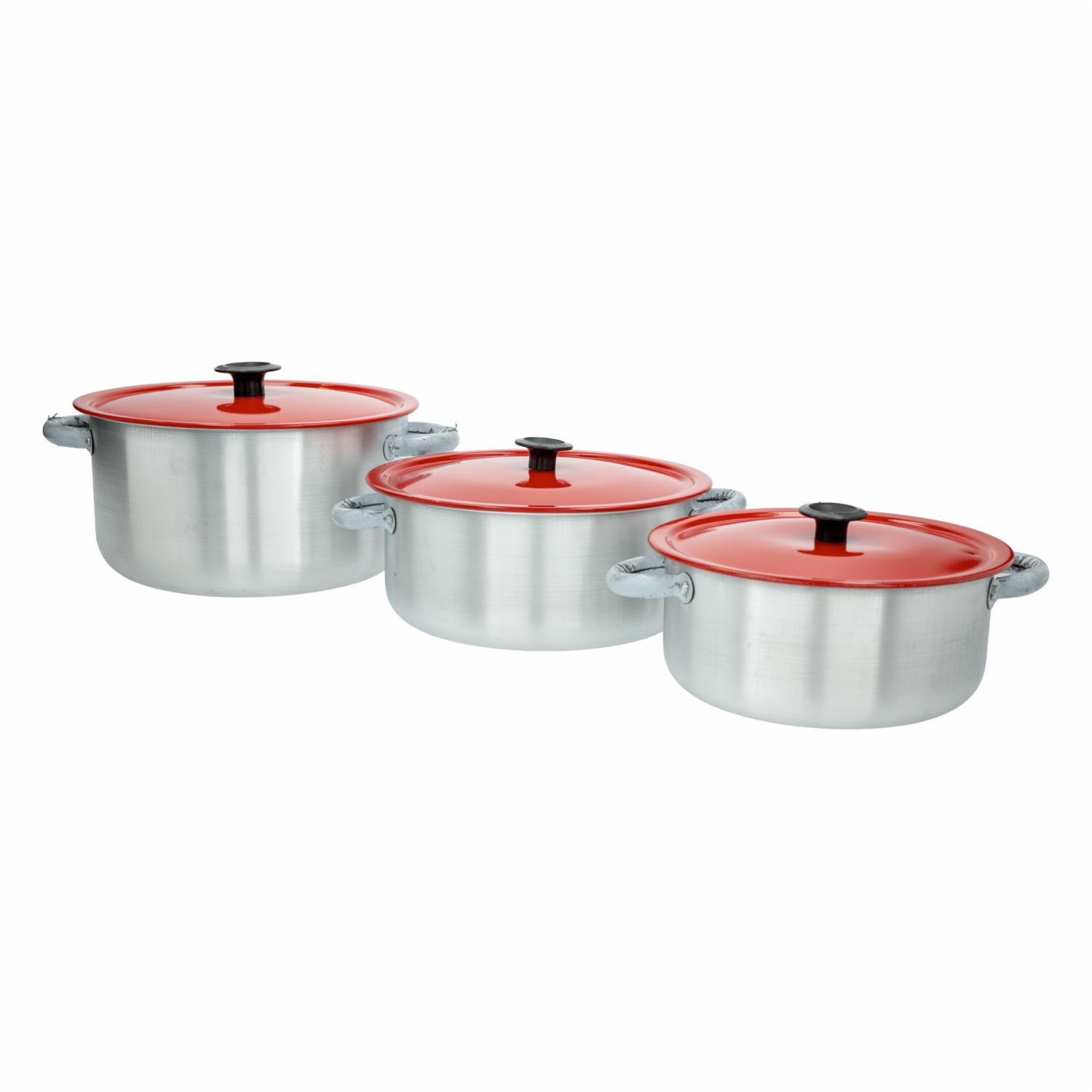 Set Calderos Económico INDALUM 3 Pz