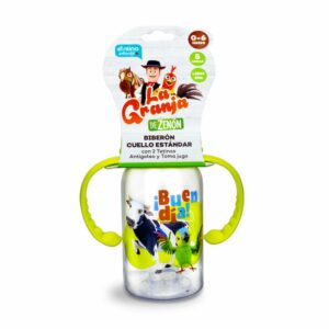 Biberón Para Bebés 3 Etapas Con Agarradera Doble CARLITOS 5 Oz