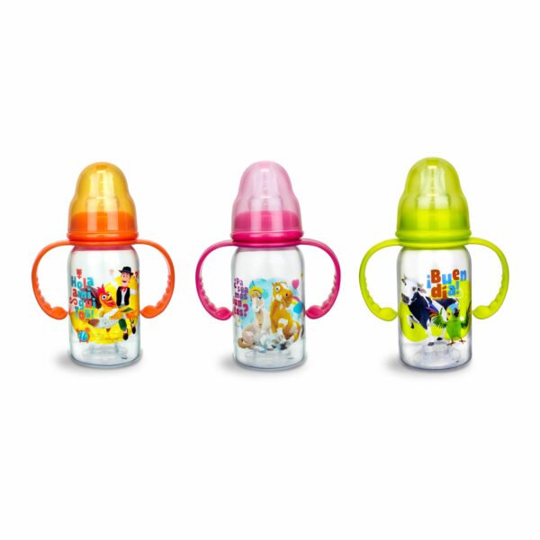 Biberón Para Bebés 3 Etapas Con Agarradera Doble CARLITOS 5 Oz - Imagen 2