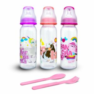 Biberón Para Bebés Premium Sin Agarradera Tripack CARLITOS 9 Oz