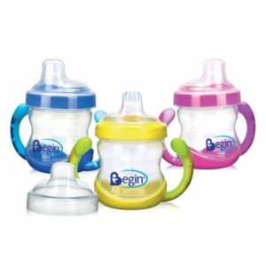 Vaso Infantil Entrenador Con Agarradera BEGIN 180 Ml