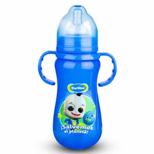 Biberón Para Bebés Glotón Con Agarradera Doble CARLITOS 14 Oz