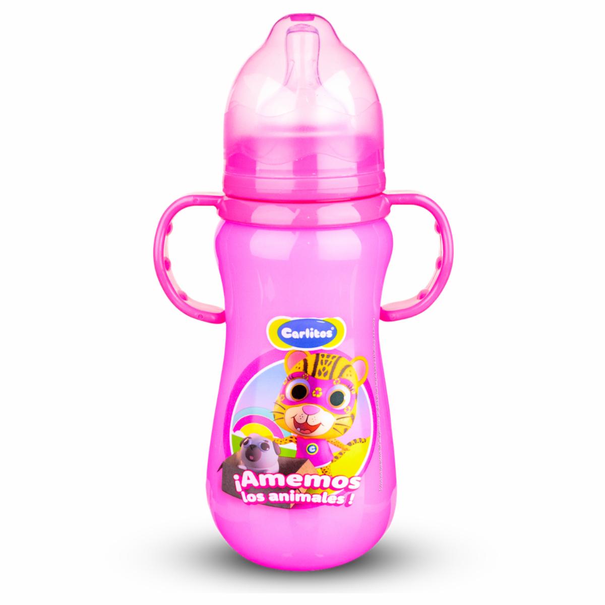 Biberón Para Bebés Glotón Con Agarradera Doble CARLITOS 14 Oz