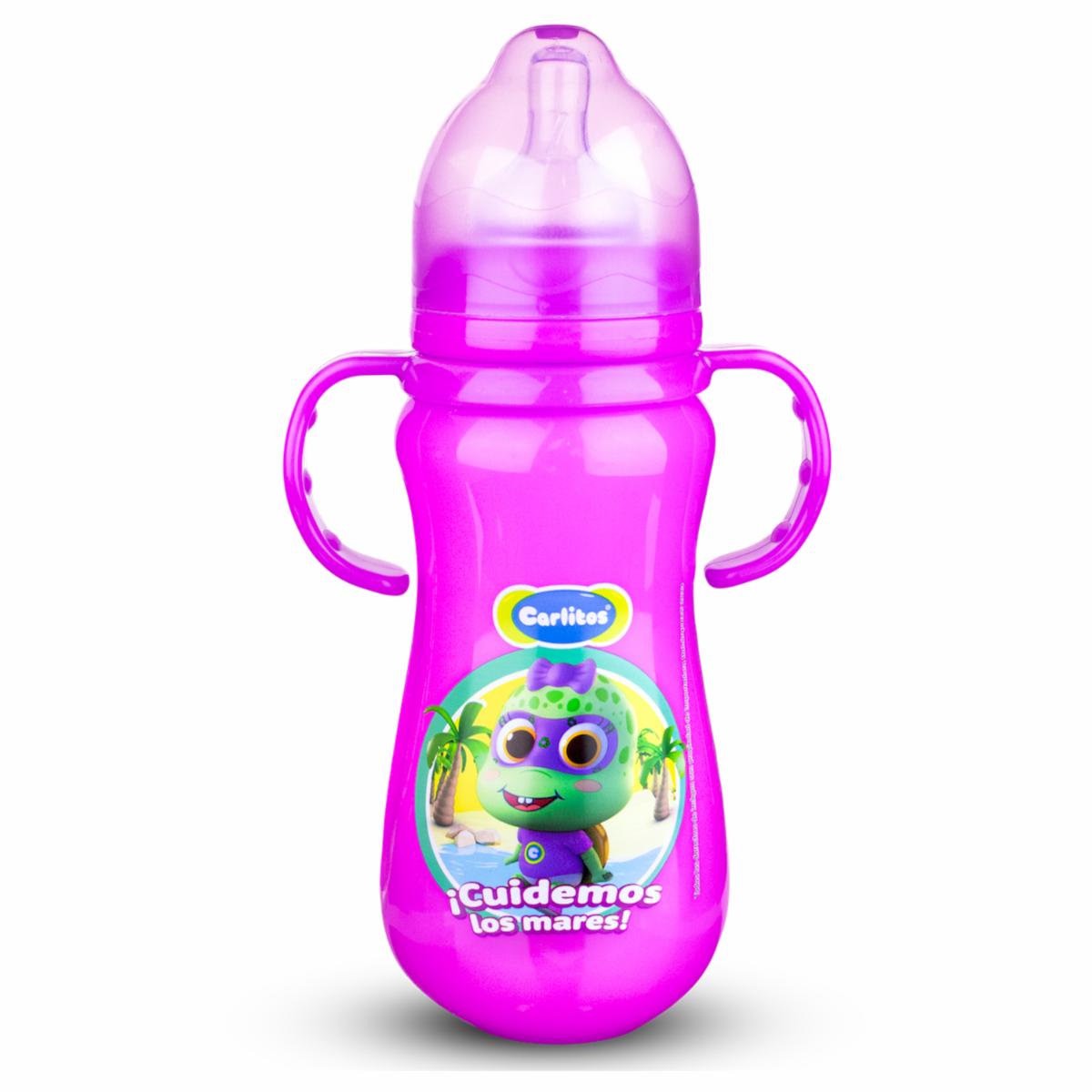Biberón Para Bebés Glotón Con Agarradera Doble CARLITOS 14 Oz
