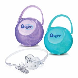 Chupón Para Bebé De Silicona Con Cadena BEGIN 0 M +