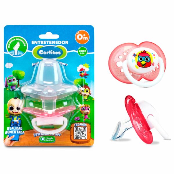 Chupón Para Bebé Con Tetina Ortodoncia CARLITOS 0 M + - Imagen 2