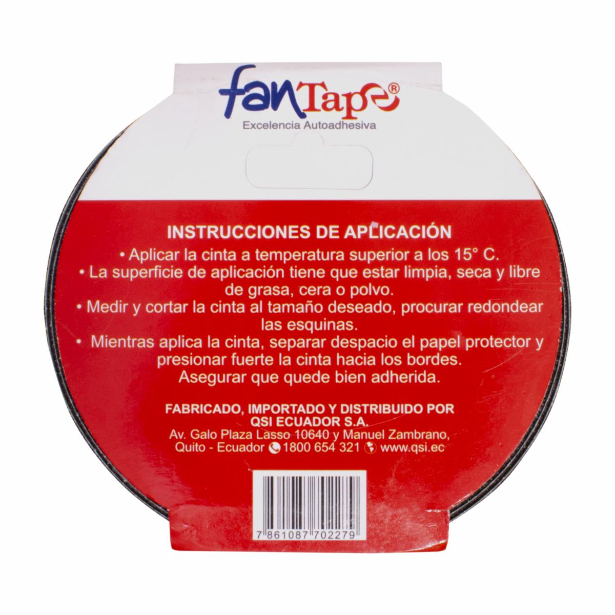 Cinta Adhesiva Antideslizante 5Mx48Mm FANTAPE Unidad