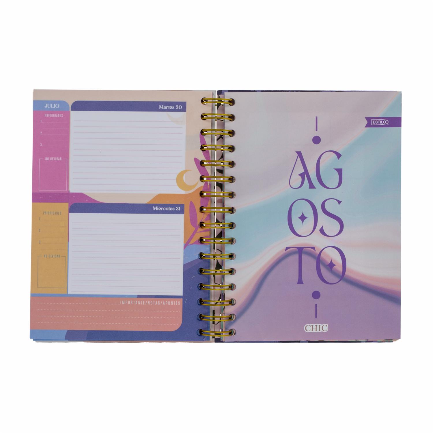 Agenda Pasta Dura 180 Hojas Chic CHIC A5 - Imagen 3