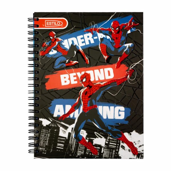 Cuaderno Universitario A Cuadros, Spider-Man ESTILO 100H - Imagen 2