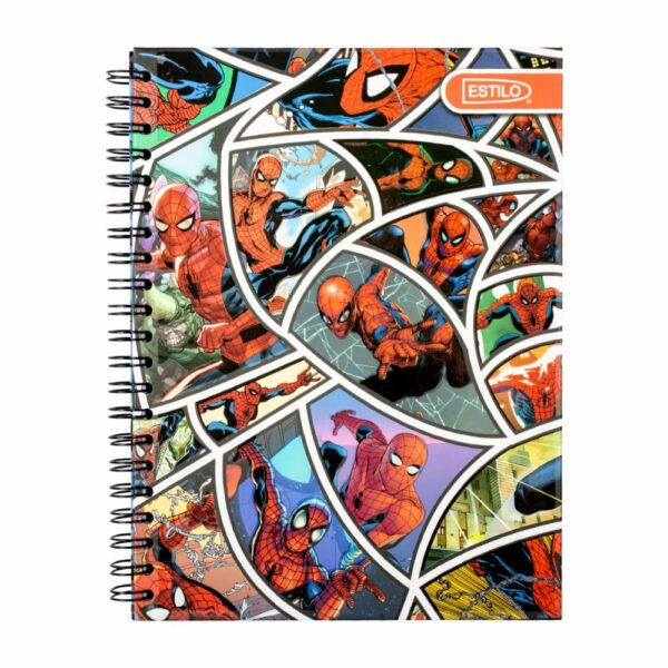 Cuaderno Universitario A Cuadros, Spider-Man ESTILO 100H - Imagen 3