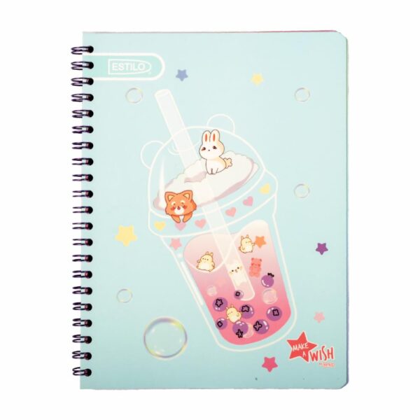 Cuaderno Universitario Cuadros Gama Media Make A Wish ESTILO 100 Hojas - Imagen 4