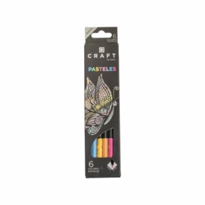 Lápices De Colores Craft Tonos Pasteles ESTILO X6 Uds