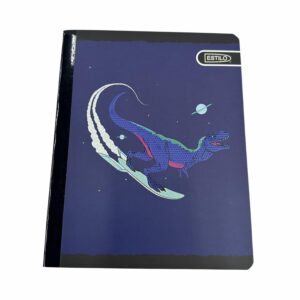 Cuaderno Cosido 2 Líneas Diseño Dinomite ESTILO 100 Hojas