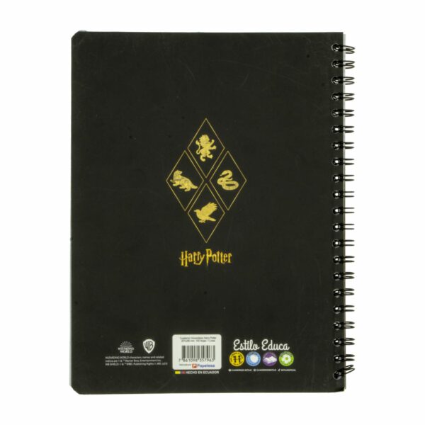 Cuaderno De 1 Línea Con Diseño De Harry Potter ESTILO 100H - Imagen 2