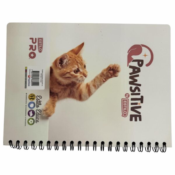 Cuaderno Universitario 2 Líneas Pawsitive ESTILO 100 Hojas - Imagen 4