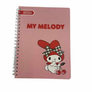 Cuaderno Universitario 2 Líneas Diseño My Melody ESTILO 100 Hojas