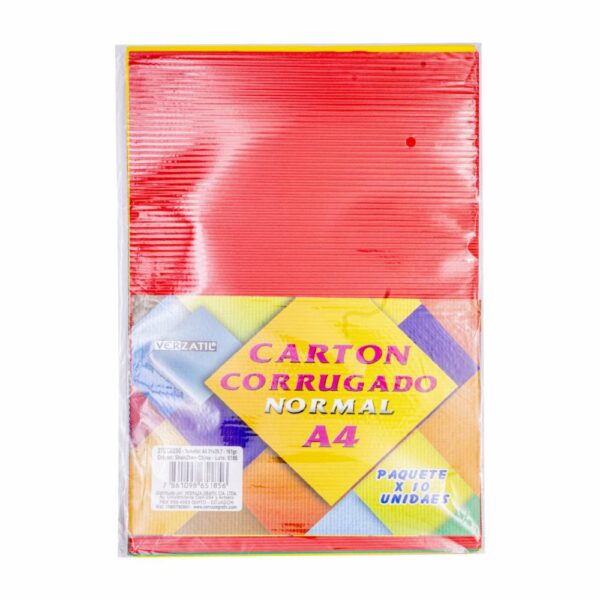 Cartón Corrugado Tamaño A4 VERNAZA GRAFIC X 10 Uds