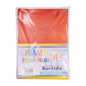 Foamy Escarchado Surtido A4 VERNAZA GRAFIC 1X10 Uds