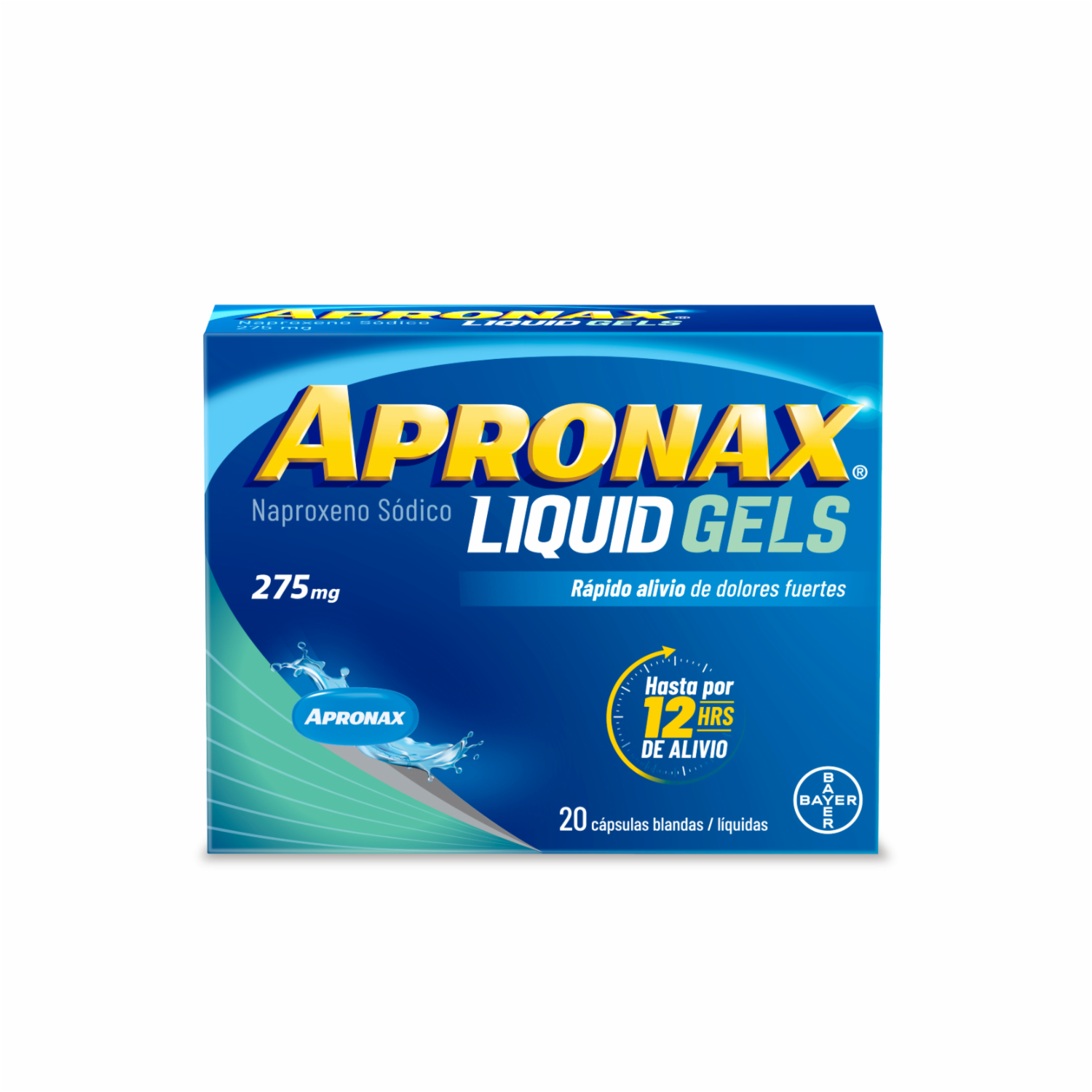 Antinflamatorio Liquido Gels APRONAX X 20 Uds - Imagen 2
