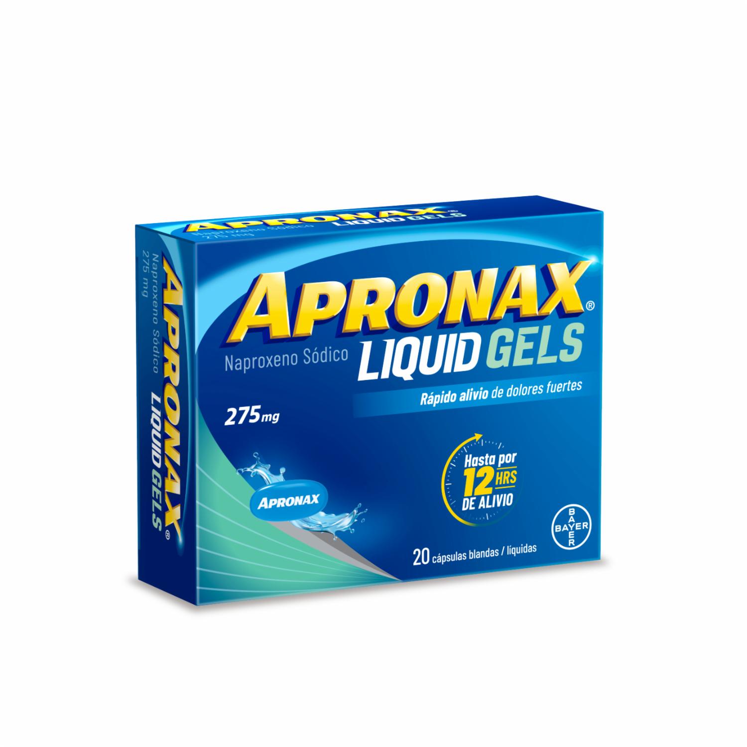 Antinflamatorio Liquido Gels APRONAX X 20 Uds - Imagen 3