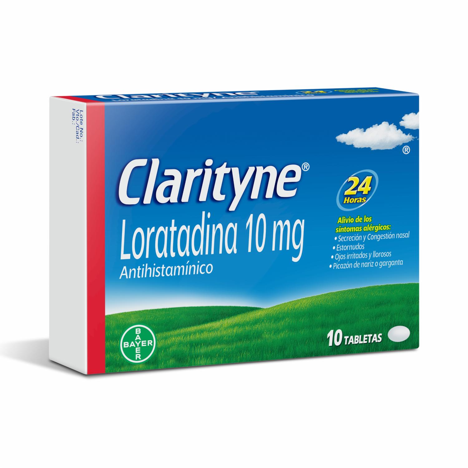 Loratadina En Tabletas CLARITYNE X 10 Uds - Imagen 2