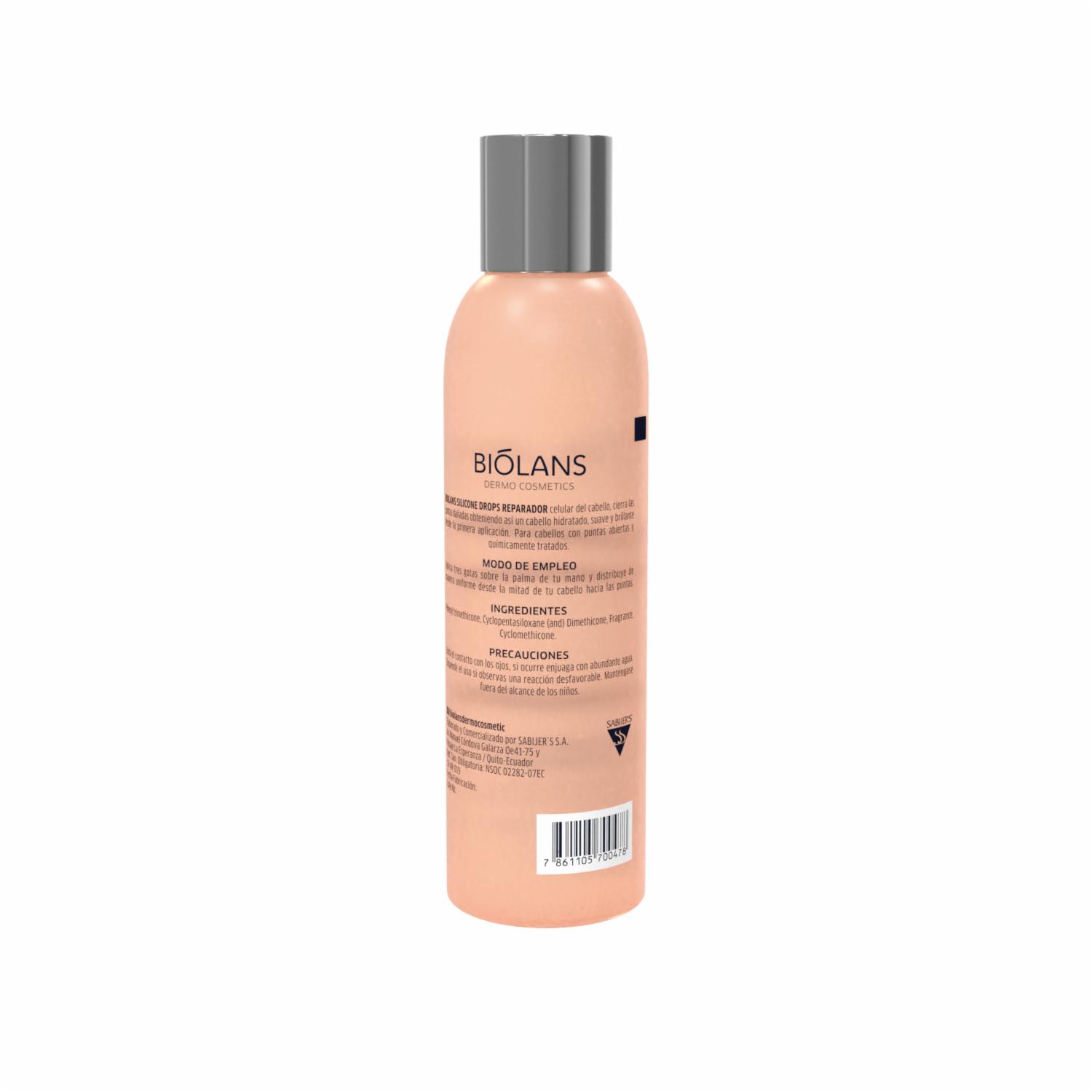 Silicona De Cabello Drops Protección Térmica BIÓLANS 160 G