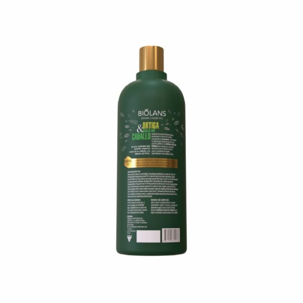 Shampoo De Cabello Ortiga & Cola de Caballo BIÓLANS 750 Ml - Imagen 2