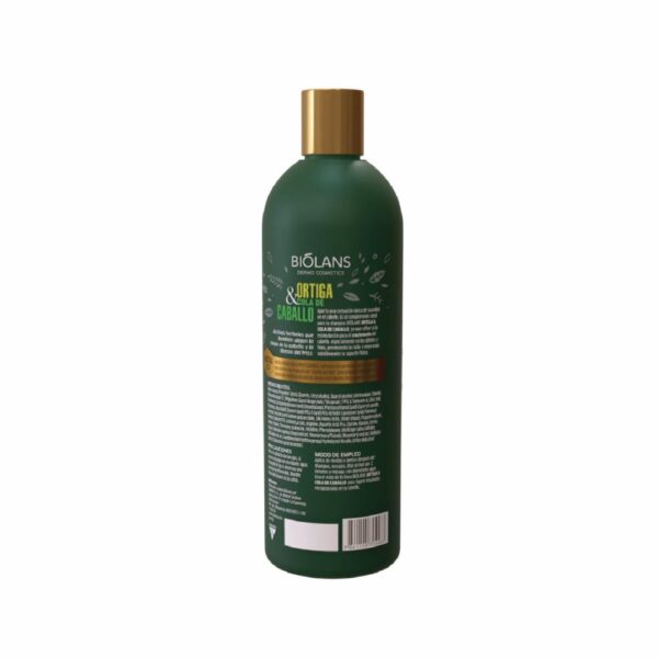 Acondicionador De Cabello Ortiga & Cola de Caballo BIÓLANS 500 Ml - Imagen 2