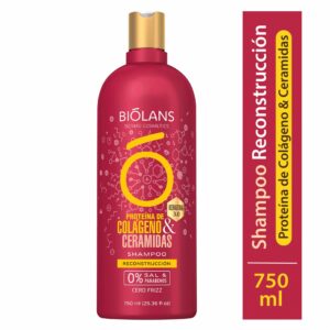 Shampoo De Cabello Proteína de Colágeno & Ceramidas BIÓLANS 750 Ml