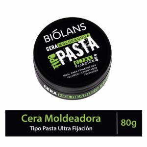 Cera Para Cabello Moldeadora Fijación Fuerte Tipo Pasta BIÓLANS 80 G