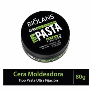 Cera Capilar Moldeadora Fijación Fuerte Tipo Pasta BIÓLANS 80 G
