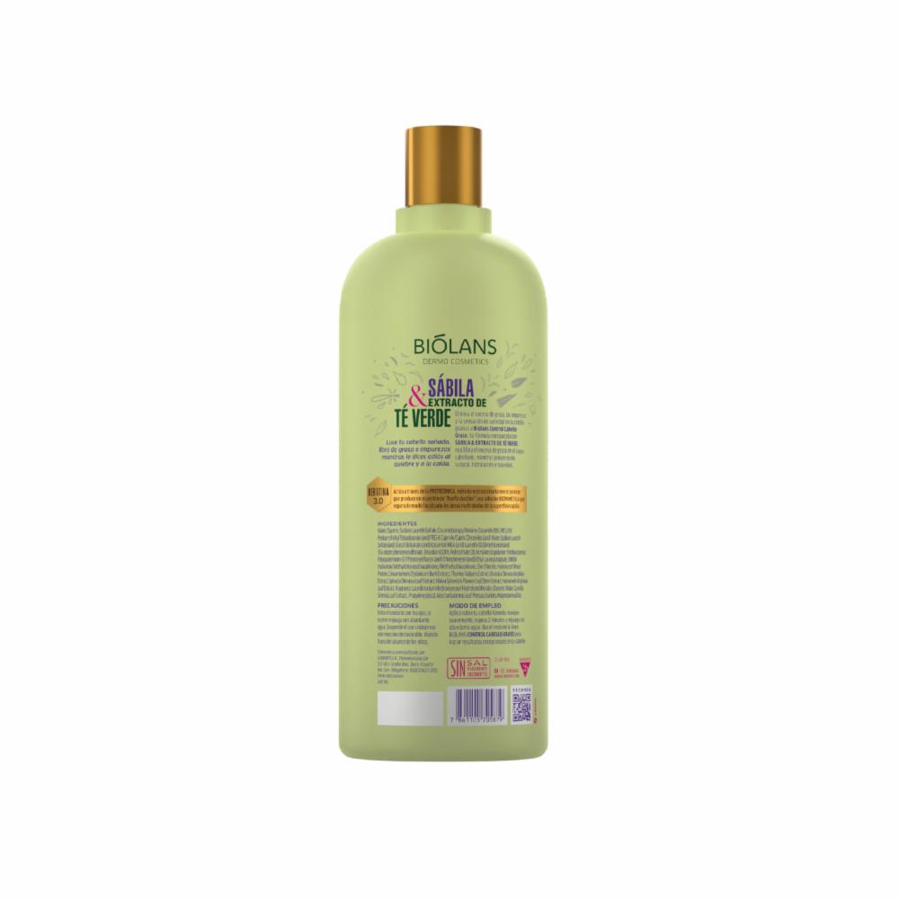 Shampoo De Cabello Control Cabello Graso BIÓLANS 750 Ml - Imagen 2