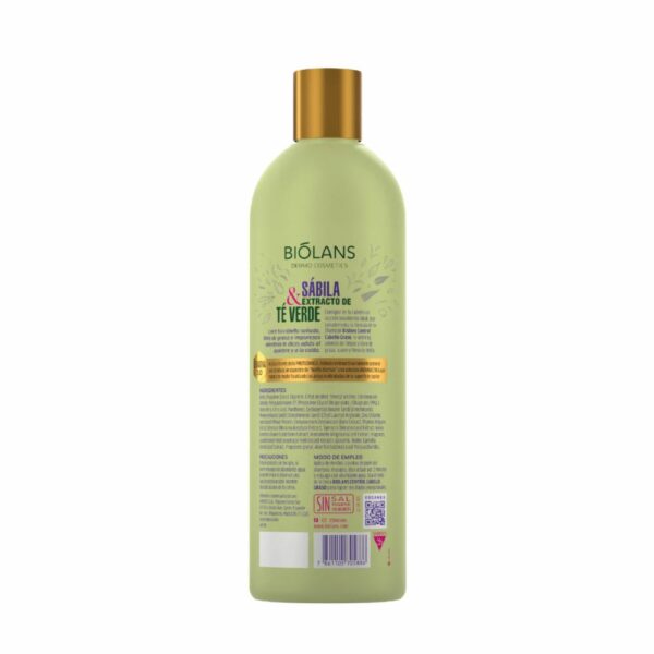 Acondicionador De Cabello Control Cabello Graso BIÓLANS 500 Ml - Imagen 2