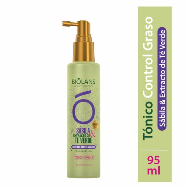 Tónico Capilar Control Cabello Graso BIÓLANS 95 Ml - Imagen 2