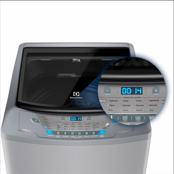 Lavadora De Ropa Premium Care Impeller  EWIX18F6ESG ELECTROLUX 18 Kilos - Imagen 3