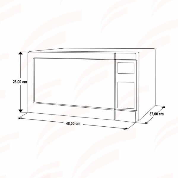 Microondas 900 Watts EMDO25S3GSEUG ELECTROLUX 25 Litros - Imagen 4