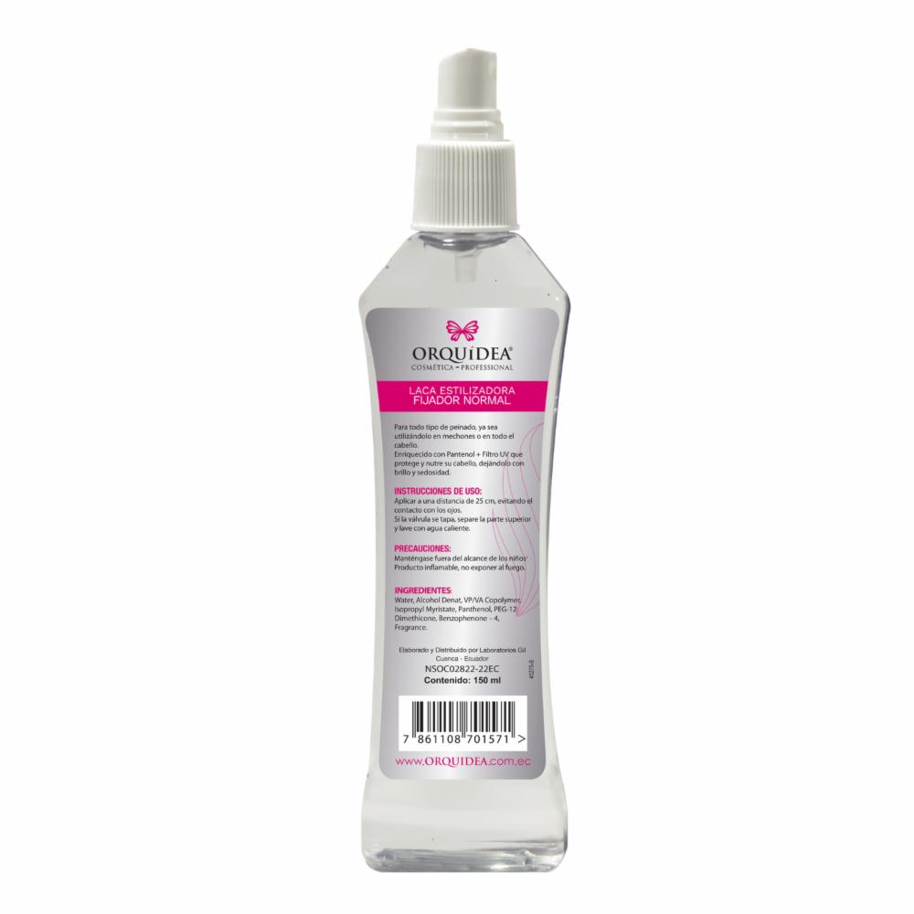 Fijador De Cabello Laca Estilizadora De Peinado Normal ORQUÍDEA Spray 150 Ml - Imagen 2