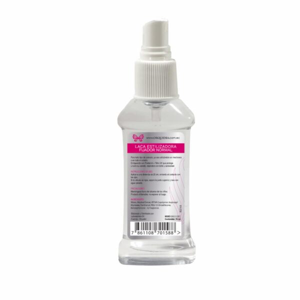 Fijador De Cabello Laca Estilizadora De Peinado Normal ORQUÍDEA Spray 75 Ml - Imagen 2