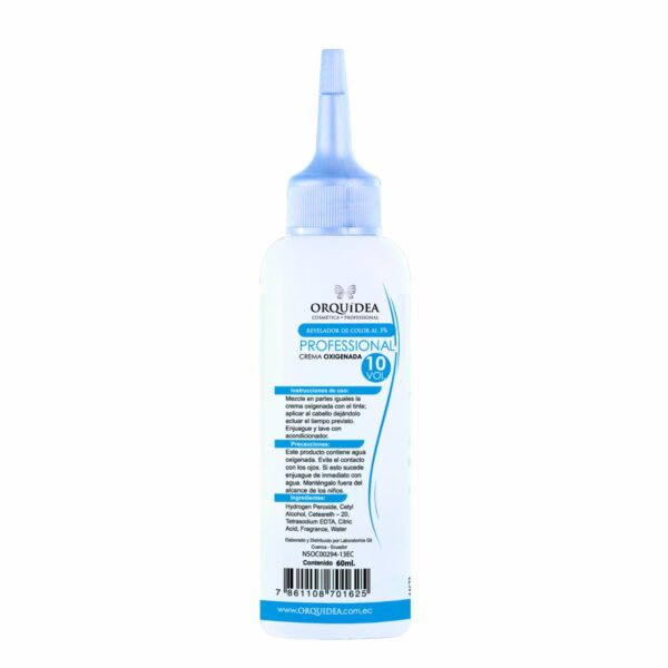 Crema Oxigenada 10 Volúmenes Al 3% ORQUÍDEA PROFESSIONAL 60 Ml - Imagen 2