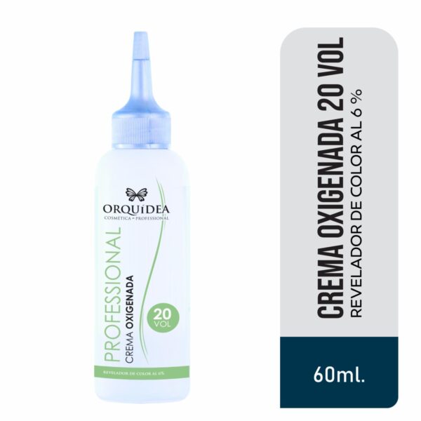Crema Oxigenada 20 Volúmenes Al 6% ORQUÍDEA PROFESSIONAL 60 Ml