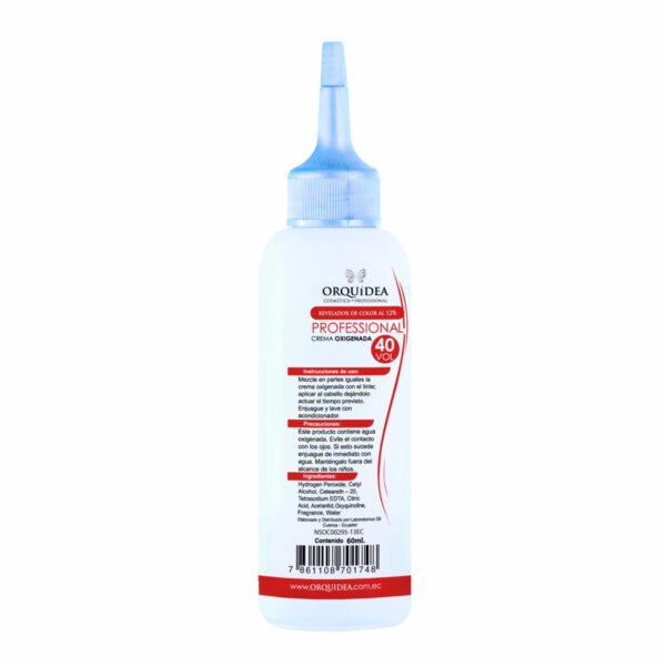 Crema Oxigenada 40 Volúmenes Al 12% ORQUÍDEA PROFESSIONAL 60 Ml - Imagen 2