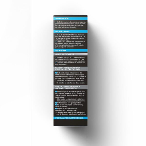 Tratamiento Capilar Alisante Bótox Reconstructor ORQUÍDEA PROFESSIONAL 1 Kit 100 Ml - Imagen 6
